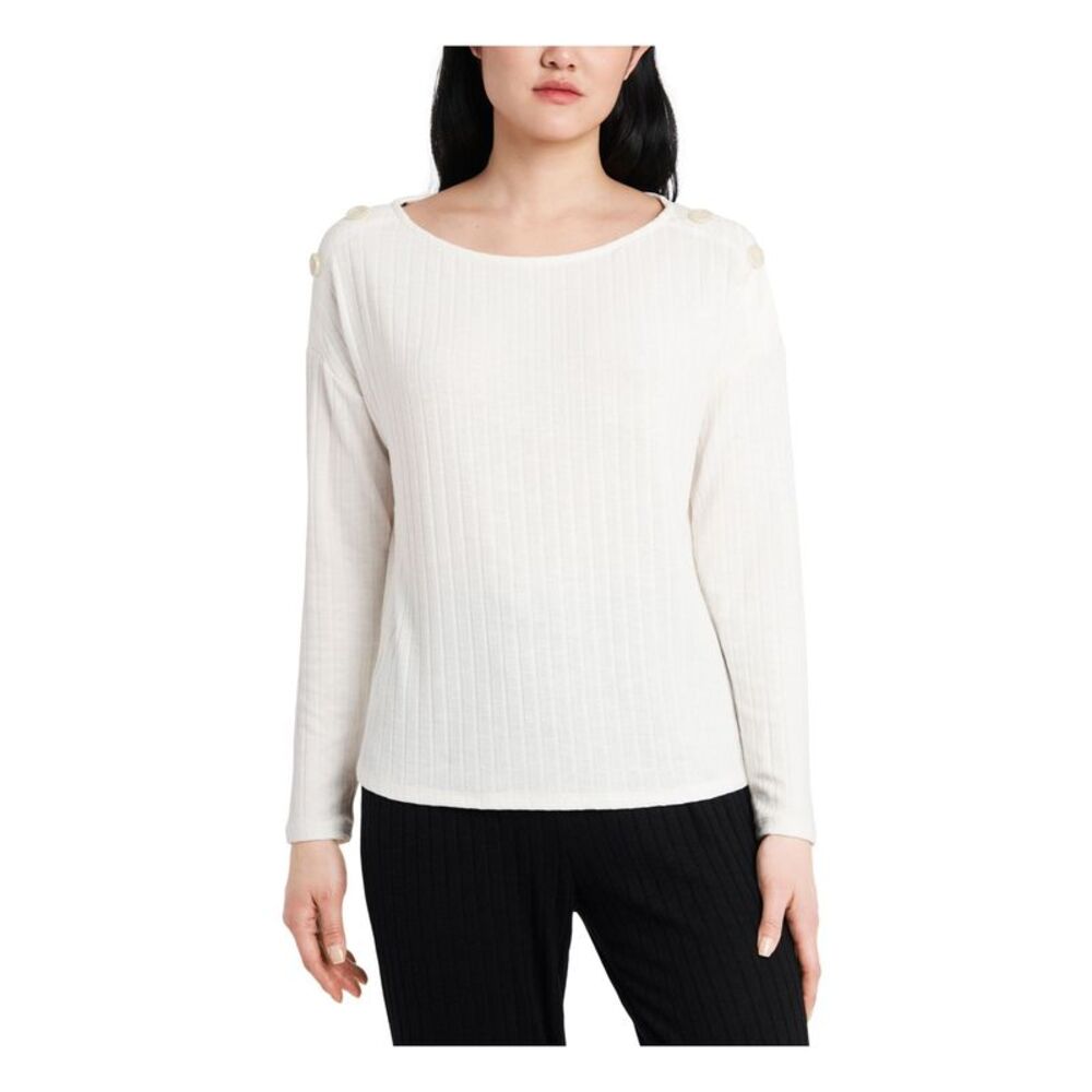 RILEY&RAE Womens Top Long Sleeve Scoop Neck